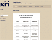 Tablet Screenshot of kimi.hu
